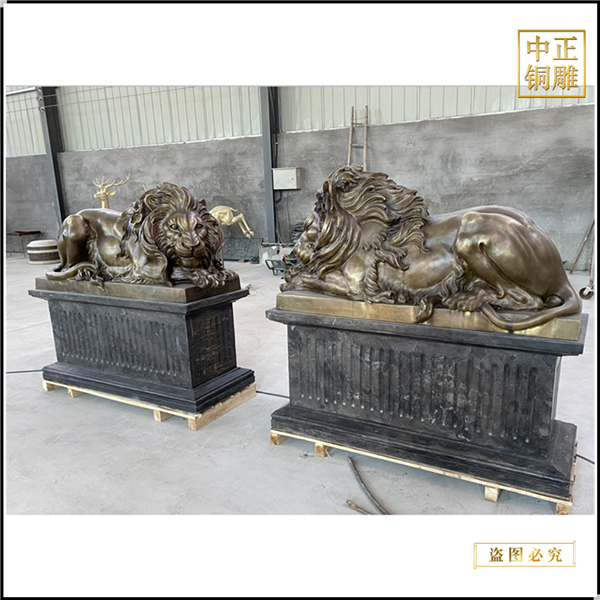 大型銅獅子雕塑的意義(圖1) 1-24042110331W35.jpg